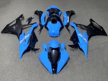 Purchase 2019-2022 Blue Black Carbon Fiber BMW S1000RR Motorcycle Fairings UK