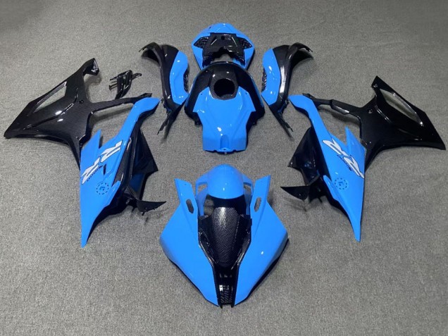 Purchase 2019-2022 Blue Black Carbon Fiber BMW S1000RR Motorcycle Fairings UK