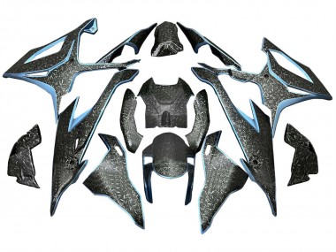 Purchase 2019-2022 Black Light Blue Forged Carbon Fiber BMW S1000RR Motorcycle Fairings UK