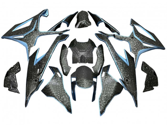 Purchase 2019-2022 Black Light Blue Forged Carbon Fiber BMW S1000RR Motorcycle Fairings UK