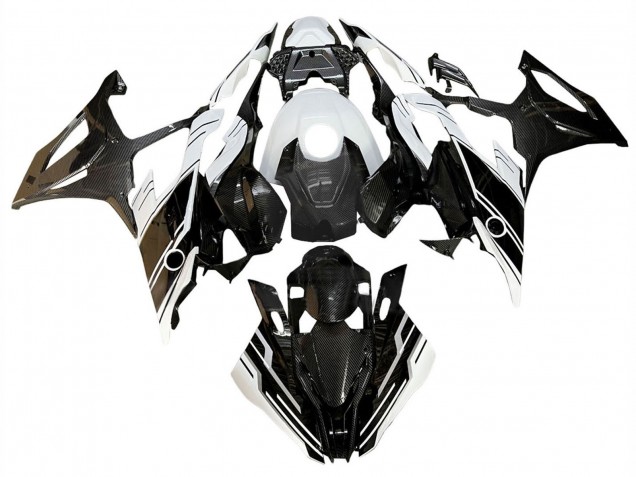 Purchase 2019-2022 Glossy Black White BMW S1000RR Motorcycle Fairings UK