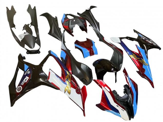 Purchase 2019-2022 Black Red Blue BMW S1000RR Motorcycle Fairings UK