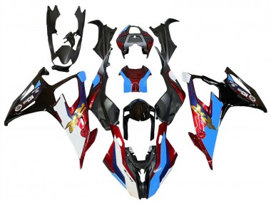 Purchase 2019-2022 Black Red Blue BMW S1000RR Motorcycle Fairings UK