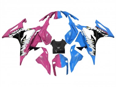 Purchase 2019-2022 Deep Pink Blue Shark BMW S1000RR Motorcycle Fairings UK