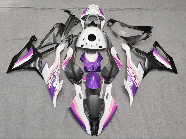 Purchase 2019-2022 Pink Purple White BMW S1000RR Motorcycle Fairings UK