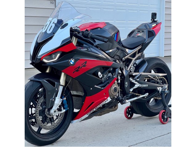 Purchase 2019-2022 Black Red White BMW S1000RR Motorcycle Fairings UK