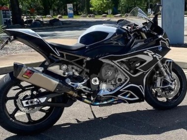 Purchase 2019-2022 Black White BMW S1000RR Motorcycle Fairings UK