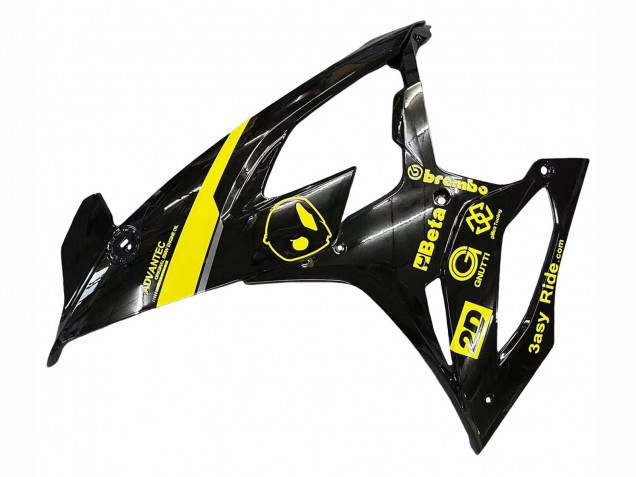 Purchase 2019-2022 Glossy Black Yellow BMW S1000RR Motorcycle Fairings UK