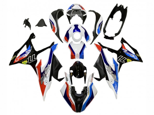 Purchase 2019-2022 Blue Red White 77 BMW S1000RR Motorcycle Fairings UK