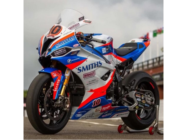 Purchase 2019-2022 Blue Red White Smiths BMW S1000RR Motorcycle Fairings UK