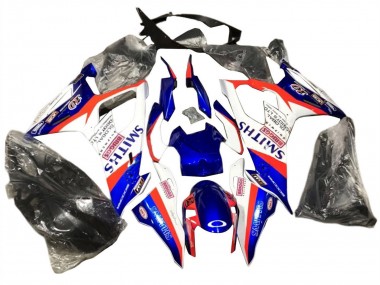 Purchase 2019-2022 Blue Red White Smiths BMW S1000RR Motorcycle Fairings UK