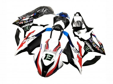 Purchase 2019-2022 Black White Red 13 BMW S1000RR Motorcycle Fairings UK