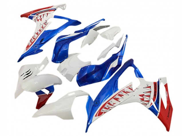 Purchase 2019-2022 White Blue Red Shark BMW S1000RR Motorcycle Fairings UK