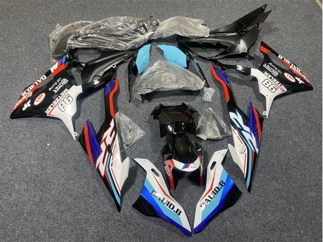 Purchase 2019-2022 Blue White Red 98 BMW S1000RR Motorcycle Fairings UK