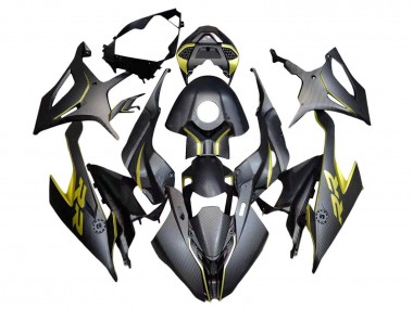 Purchase 2019-2022 Black Yellow Carbon Fiber BMW S1000RR Motorcycle Fairings UK