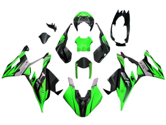 Purchase 2019-2022 Green Black BMW S1000RR Motorcycle Fairings UK