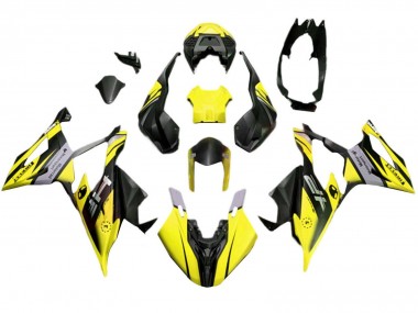 Purchase 2019-2022 Matte Yellow Black BMW S1000RR Motorcycle Fairings UK
