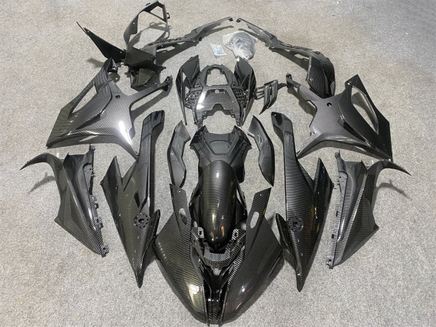 Purchase 2019-2022 Black Carbon Fiber BMW S1000RR Motorcycle Fairings UK