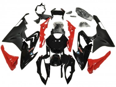 Purchase 2017-2018 Glossy Black Red BMW S1000RR Motorcycle Fairings UK
