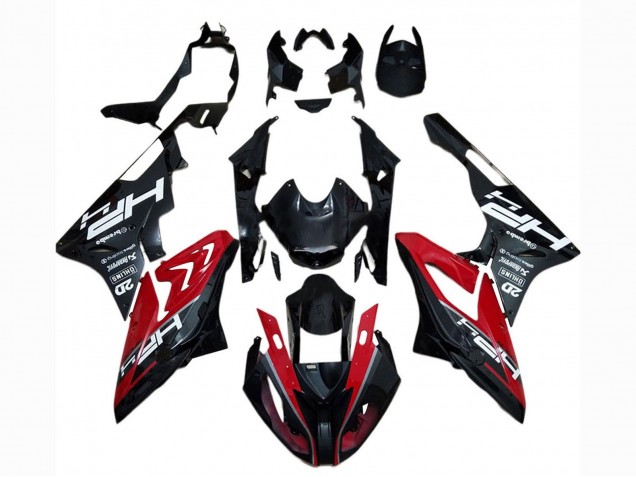 Purchase 2017-2018 Red Glossy Black BMW S1000RR Motorcycle Fairing UK