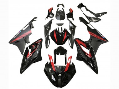 Purchase 2017-2018 Black Red BMW S1000RR Motorcycle Fairings UK
