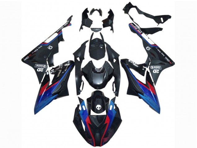 Purchase 2017-2018 Blue Red Glossy Black Castrol BMW S1000RR Motorcycle Fairings UK