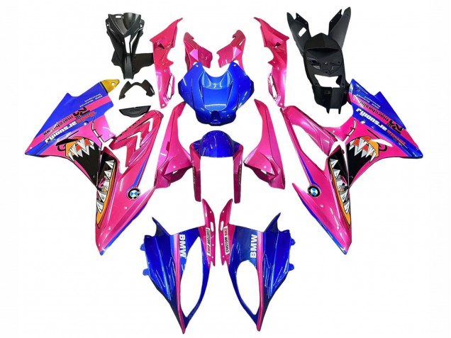 Purchase 2017-2018 Blue Deep Pink Shark BMW S1000RR Motorcycle Fairings UK Purchase 2017-2018 Blue Deep Pink Shark BMW S1000RR Motorcycle Fairings UK