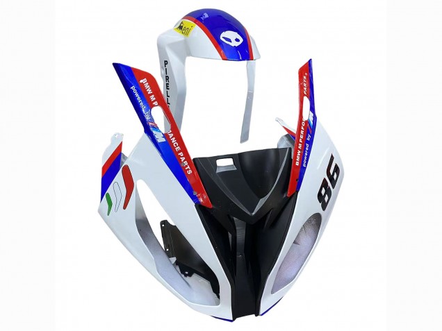 Purchase 2017-2018 White Blue Red 86 BMW S1000RR Motorcycle Fairings UK