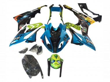 Purchase 2017-2018 Blue Yellow Monster BMW S1000RR Motorcycle Fairings UK