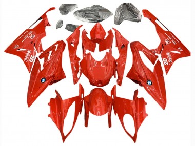 Purchase 2017-2018 Red Castrol BMW S1000RR Motorcycle Fairings UK