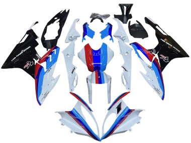 Purchase 2015-2016 White Red Blue Glossy Black BMW S1000RR Motorcycle Fairing Kits UK