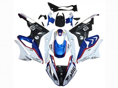 Purchase 2015-2016 White Red Blue Matte Black BMW S1000RR Motorcycle Fairing Kits UK