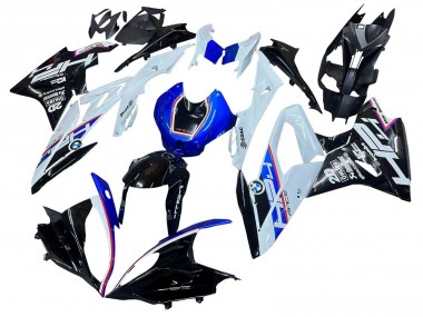 Purchase 2015-2016 White Blue Glossy Black BMW S1000RR Motorcycle Fairing Kits UK