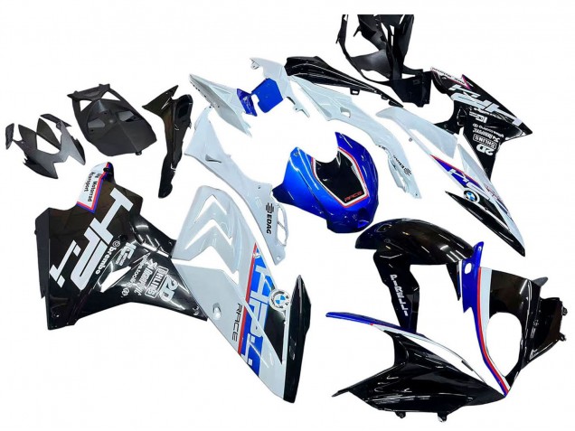 Purchase 2015-2016 White Blue Glossy Black BMW S1000RR Motorcycle Fairing Kits UK