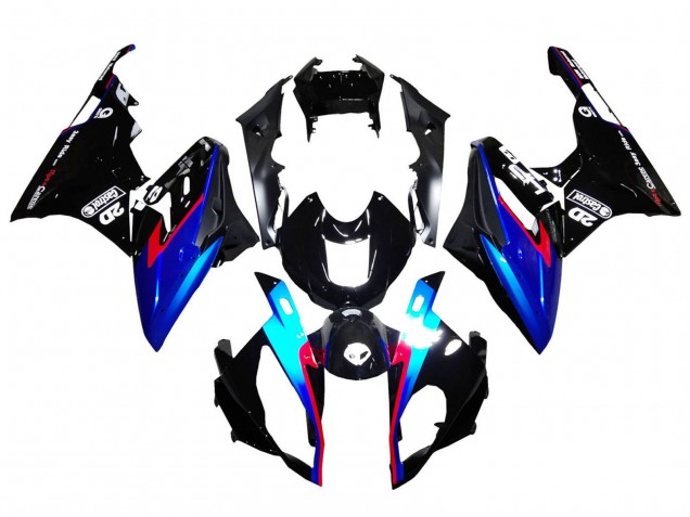 Purchase 2015-2016 Red Blue Black Glossy Black BMW S1000RR Motorcycle Fairings UK