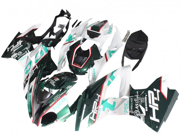 Purchase 2015-2016 White Green Black BMW S1000RR Motorcycle Fairings UK