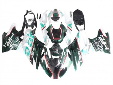 Purchase 2015-2016 White Green Black BMW S1000RR Motorcycle Fairings UK