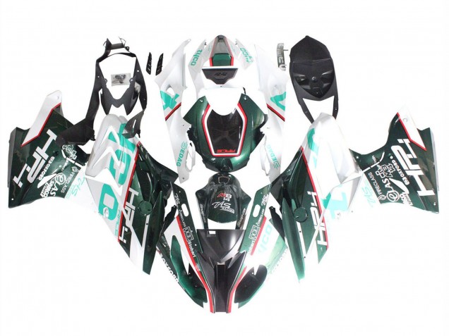 Purchase 2015-2016 White Green Black BMW S1000RR Motorcycle Fairings UK