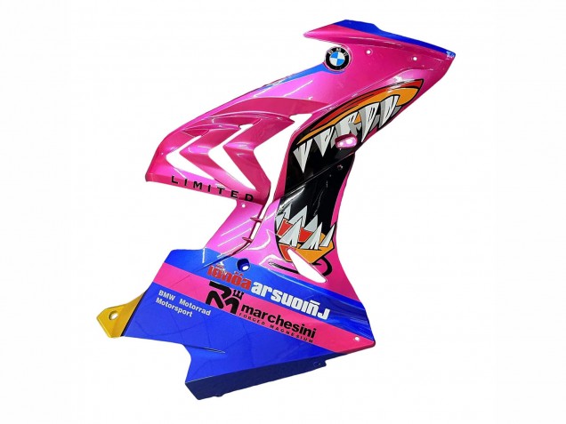 Purchase 2015-2016 Pink Blue Shark BMW S1000RR Motorcycle Fairings UK
