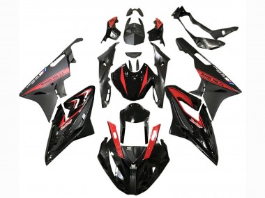 Purchase 2015-2016 Red Glossy Black Matte Black BMW S1000RR Motorcycle Fairings UK