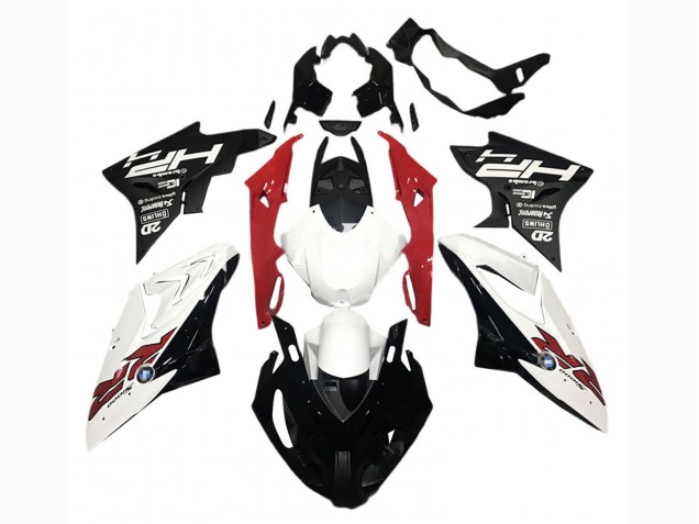 Purchase 2015-2016 White Red Matte Black BMW S1000RR Motorcycle Fairings UK