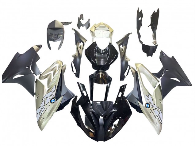 Purchase 2015-2016 Silver Glossy Black Matte Black BMW S1000RR Motorcycle Fairing UK