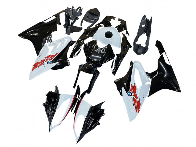 Purchase 2015-2016 White Black Carbon Fiber BMW S1000RR Motorcycle Fairings UK