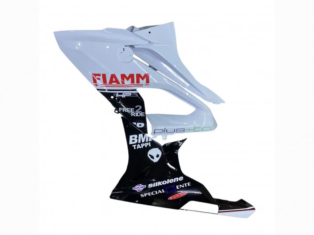 Purchase 2015-2016 White Glossy Black Fiamm BMW S1000RR Motorcycle Fairings UK