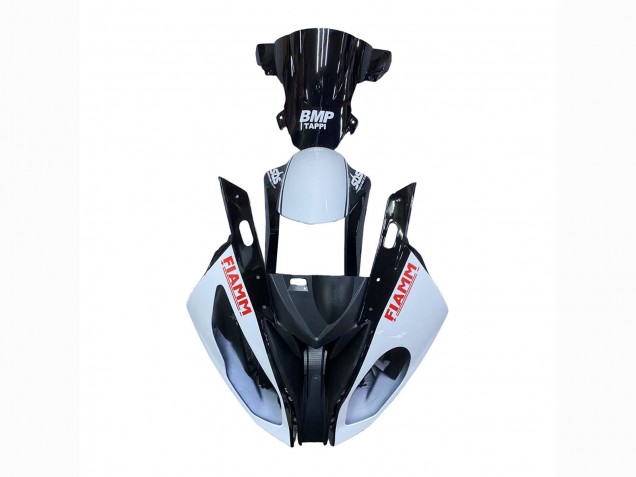 Purchase 2015-2016 White Glossy Black Fiamm BMW S1000RR Motorcycle Fairings UK