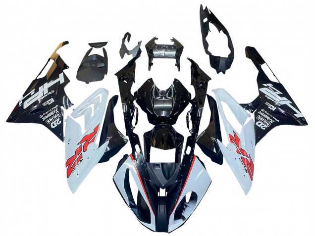 Purchase 2015-2016 White Glossy Black BMW S1000RR Motorcycle Fairings UK