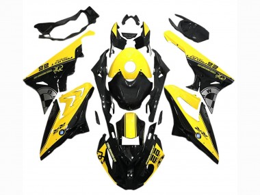 Purchase 2015-2016 Yellow Black BMW S1000RR Motorcycle Fairings UK