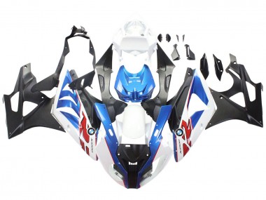 Purchase 2009-2014 White Blue Matte Black BMW S1000RR Motorcycle Fairings UK