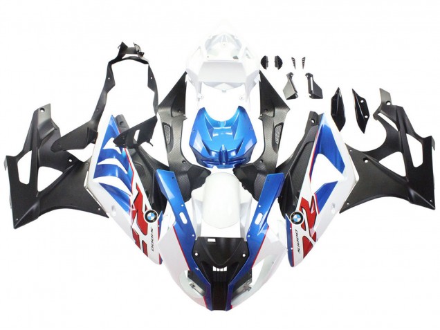 Purchase 2009-2014 White Blue Matte Black BMW S1000RR Motorcycle Fairings UK