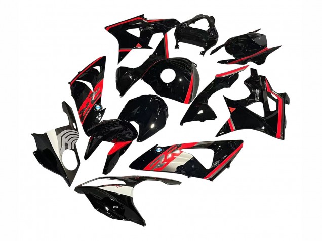 Purchase 2009-2014 Red Glossy Black BMW S1000RR Motorcycle Fairing UK